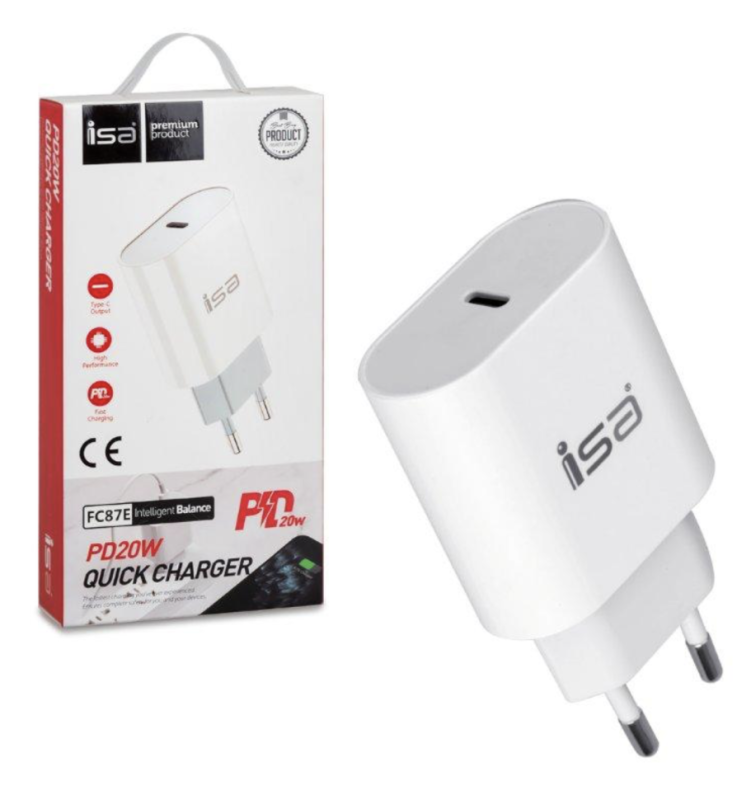 Переходник СЗУ на Type-C Power Delivery 20W