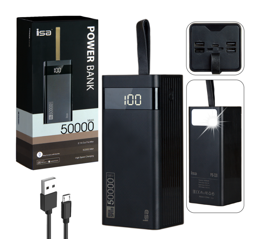 Внешний аккумулятор PB-320 50000 mAh Внешний аккумулятор PB-320 50000 mAh