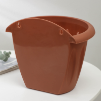 Кашпо настенное &laquo;Фелиция&raquo;, 3,4 л, цвет терракотовый