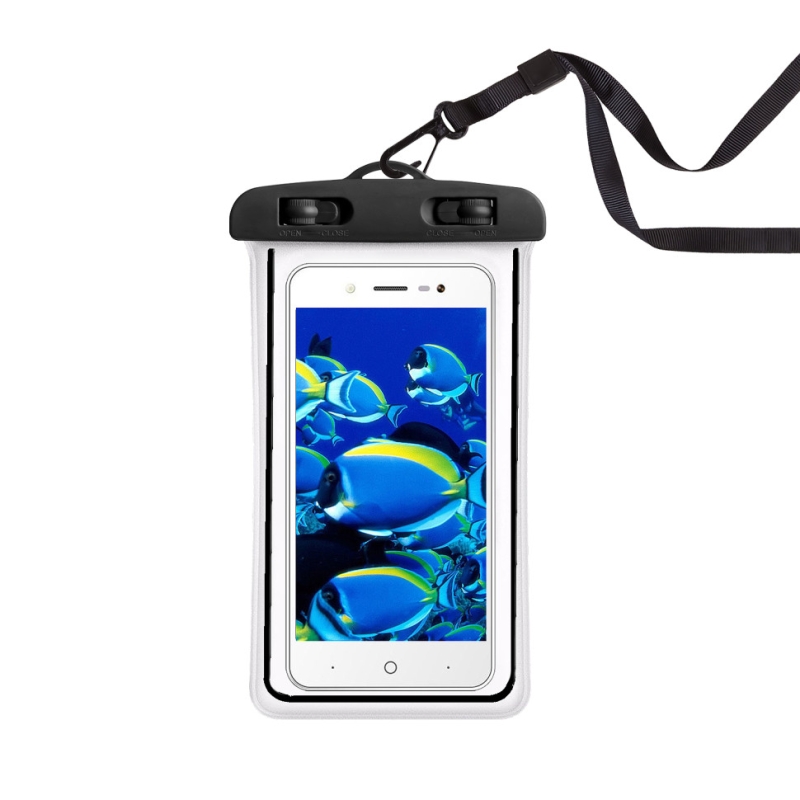 Чехол влагоустоичивый max 6,7" светящийся черный