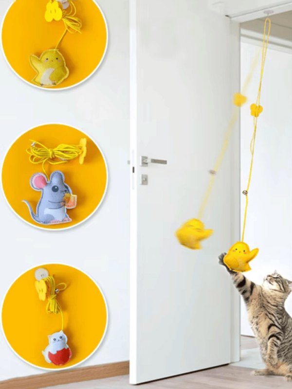 Игрушка для кошек Веревка с мышкой