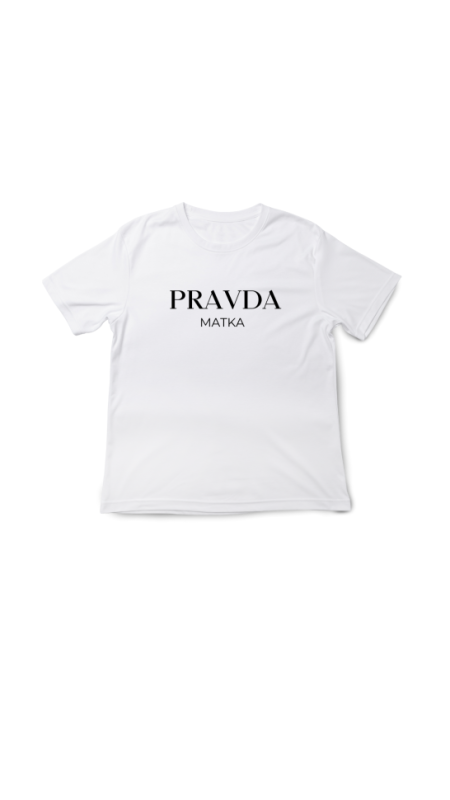 Футболка PRAVDA PRADA. Белый, 3XL(56)