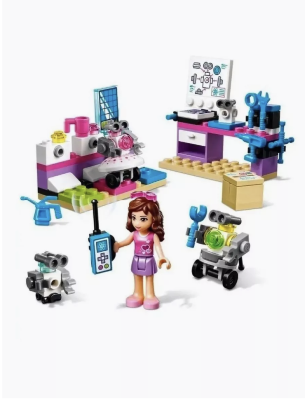 Конструктор Творческая Лаборатория Оливии 100 деталей