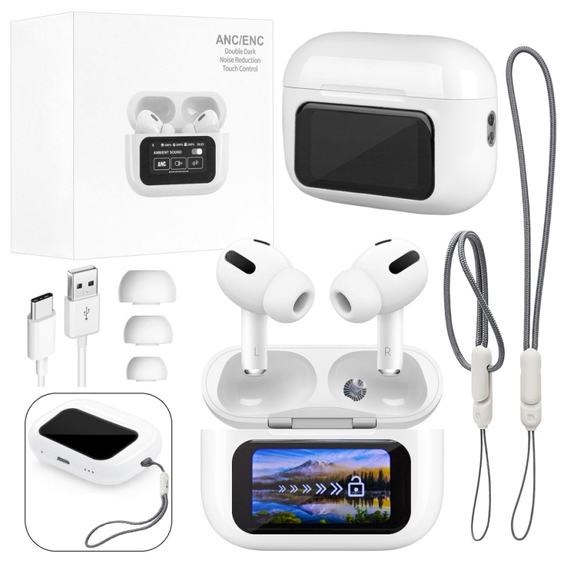 Беспроводные наушники А9 Pro USB-C с сенсорным экраном