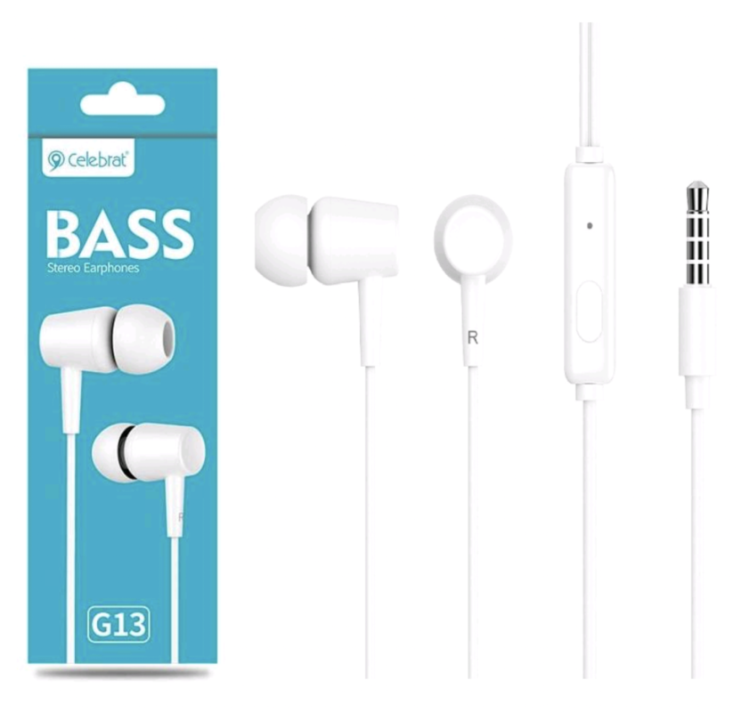 Наушники Celebrat G13 белые