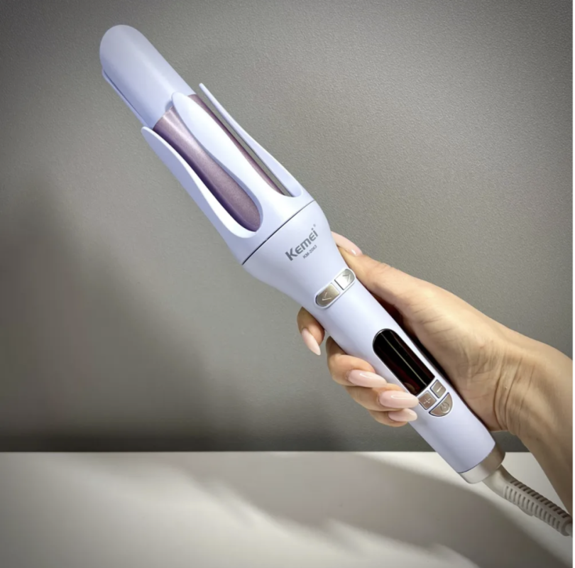 Крутящаяся плойка для завивки Kemei KM-2063