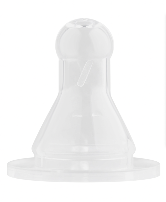 Соска молочная LUBBY Just быстрый поток, силиконовая, с 6 месяцев