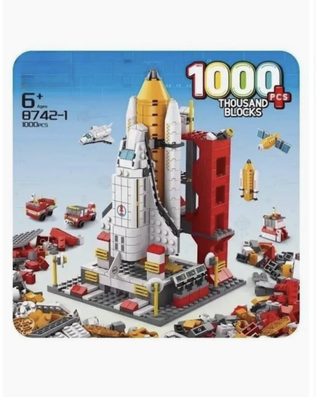 Лего трансформер 6в1 Ракета 1000 деталей