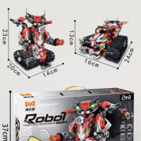 Конструктор Робот Трансформер 2в1 Красный 703 детали Конструктор Робот Трансформер 2в1 Красный 703 детали