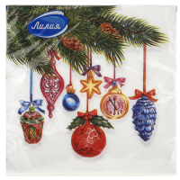 Салфетки бумажные Лилия "5 минут" 20л