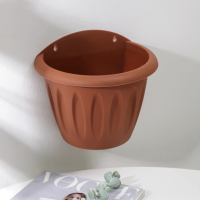Кашпо настенное &laquo;Фелиция&raquo;, 3,4 л, цвет терракотовый
