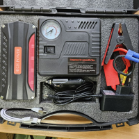 Пусковое устройство для автомобиля с компрессором