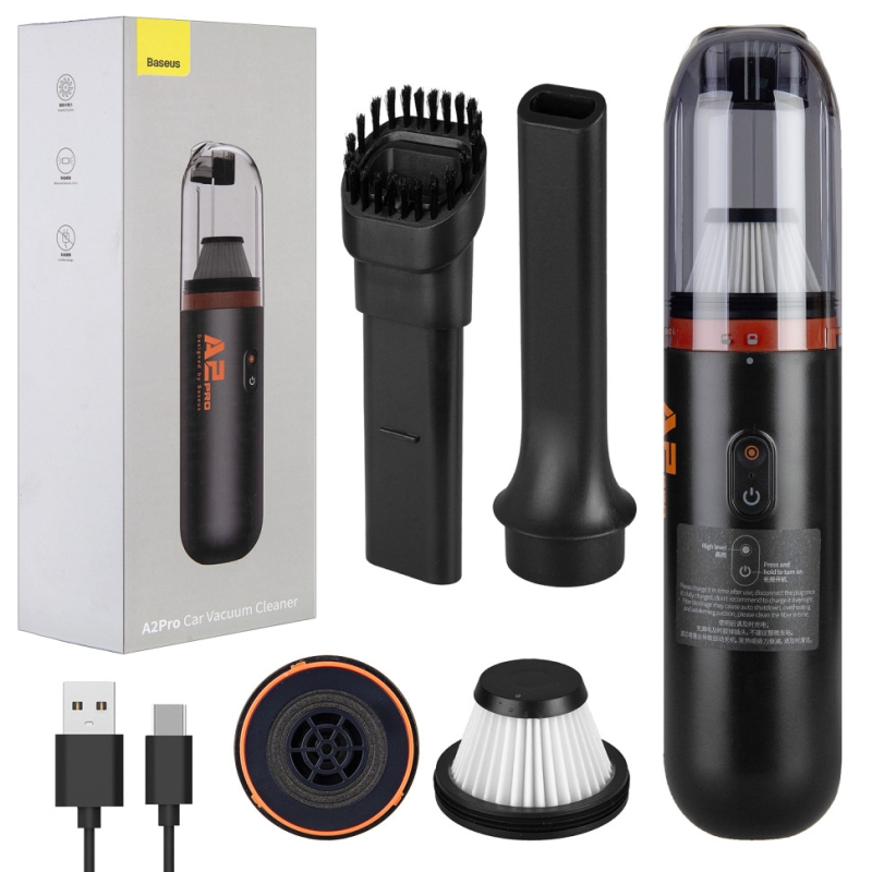 Автомобильный пылесос A2Pro VCAQ010001 Baseus черный Автомобильный пылесос A2Pro VCAQ010001 Baseus черный