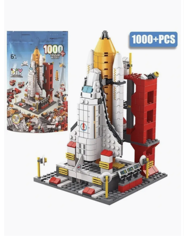 Лего трансформер 6в1 Ракета 1000 деталей