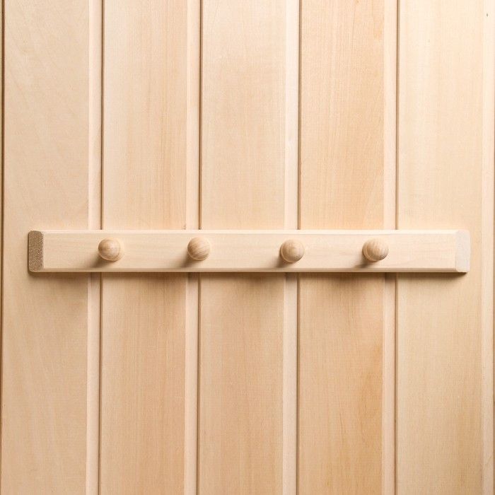 Вешалка 4 крючка, липа Вешалка 4 крючка, липа "Добропаровъ"