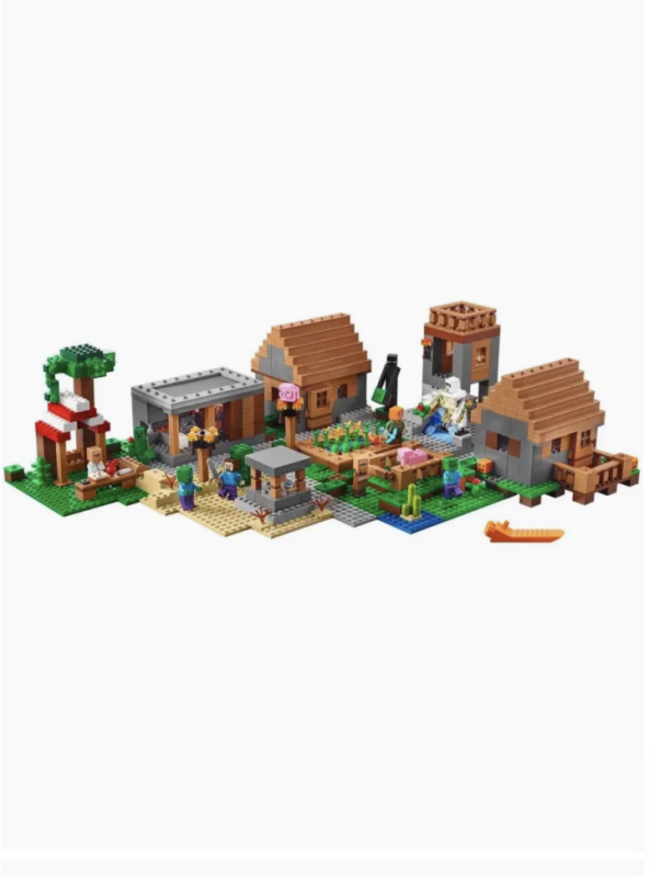 Конструктор My World Minecraft Большая деревня 1600 деталей