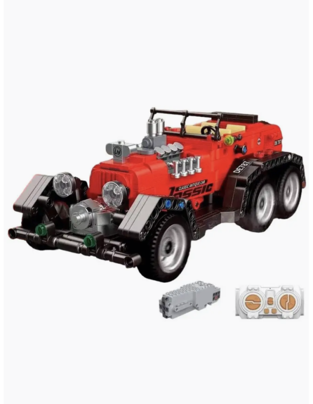 Конструктор Ретро кар Mercedes-Benz G4 на радиоуправлении 646 деталей