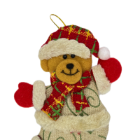 Новогодняя подвеска на елку, для интерьера Мишка