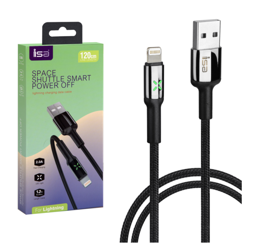 Кабель USB Lightning 1.2m 2A