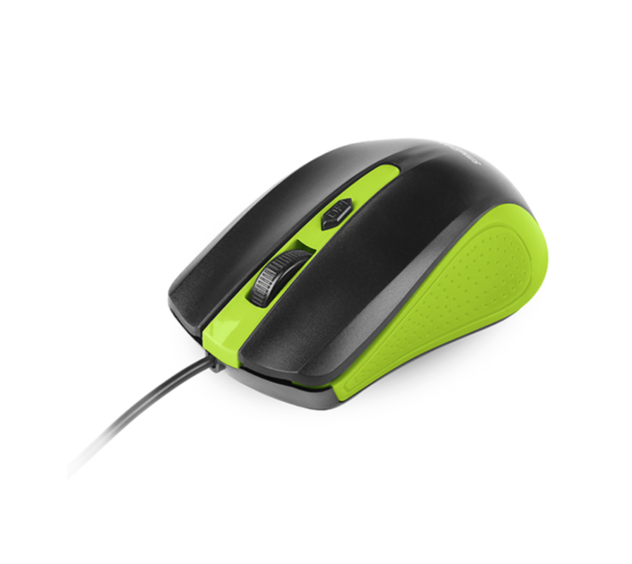 Мышь проводная Smartbuy ONE 352 зелено-черная