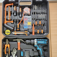 Набор инструментов + Дрель шуроповерт 48V