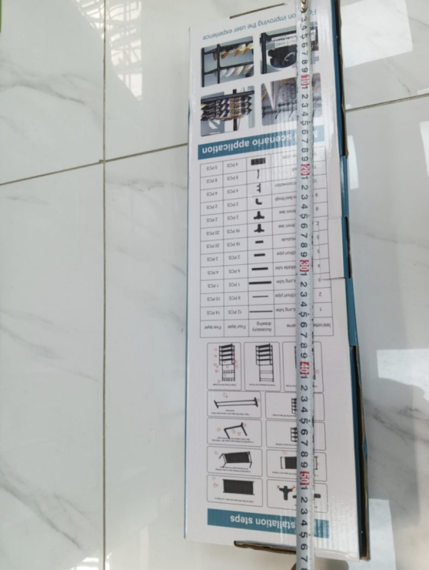 Обувница полка - вешалка напольная для прихожей четырехъярусная