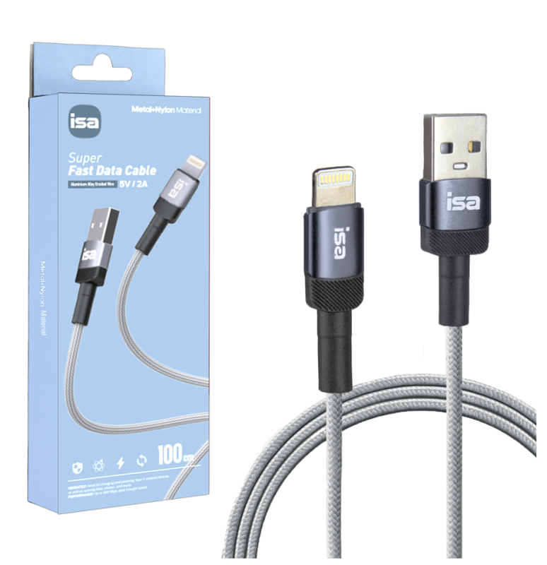 Кабель USB Lightning 1m 5V