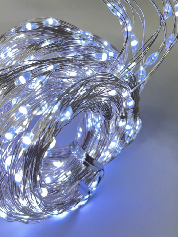 Гирлянда Новогодняя штора 3 х 3 м белая