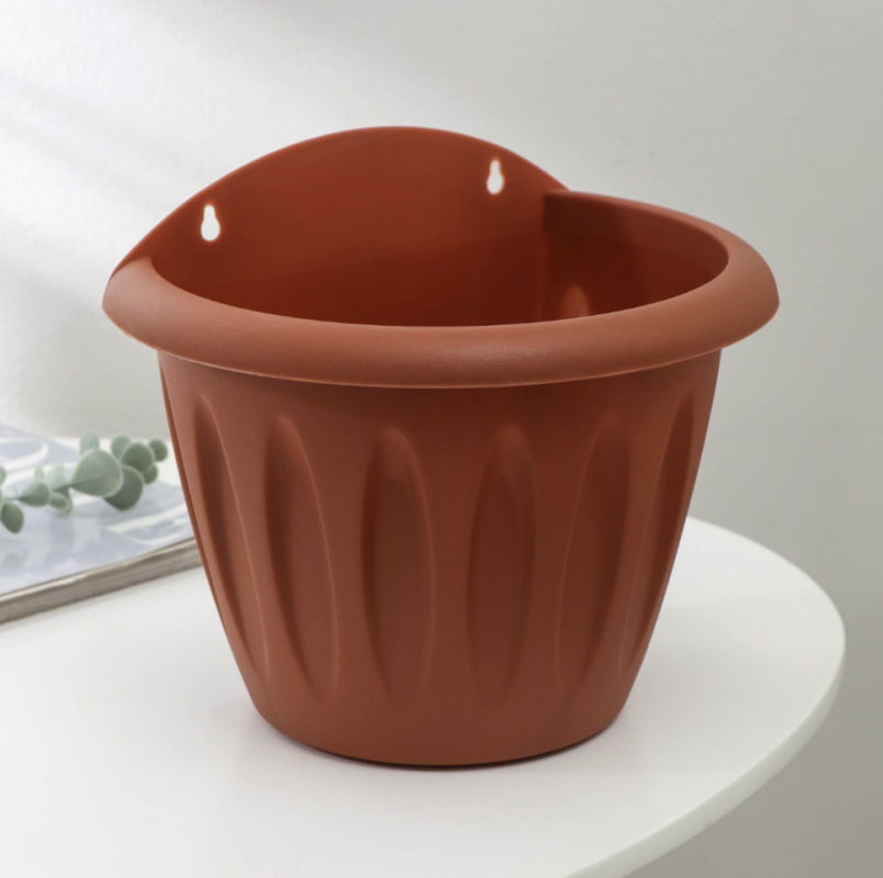 Кашпо настенное &laquo;Фелиция&raquo;, 3,4 л, цвет терракотовый