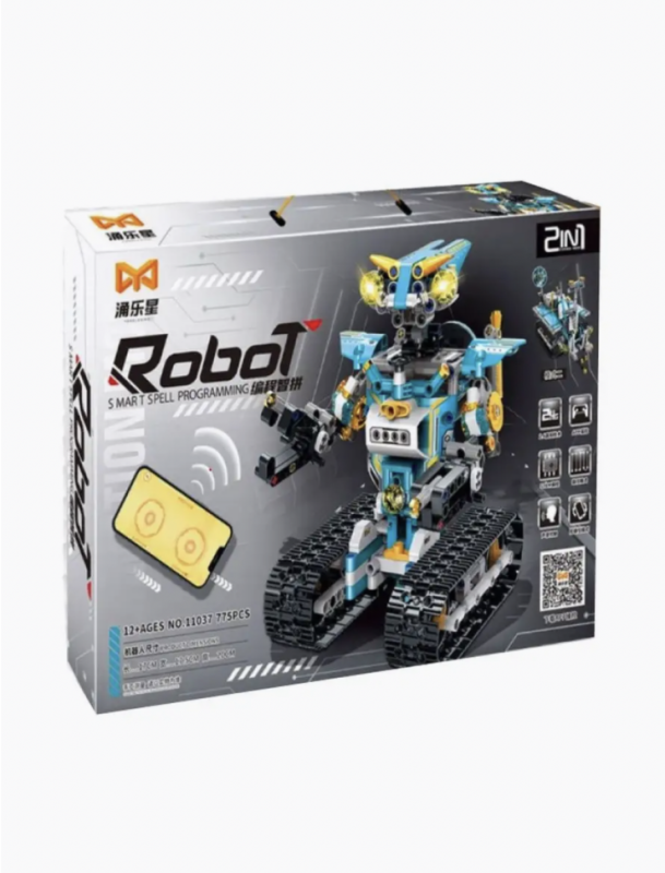 Конструктор Робот Трансформер Синий 2в1 775 детали
