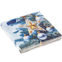 Салфетки бумажные Grand Pero Deluxe "Кремлевская звезда" 20л