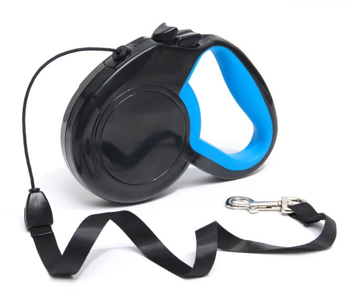 Рулетка "Пижон" классическая, с прорезиненной ручкой, 8 м, до 50 кг, трос, черная