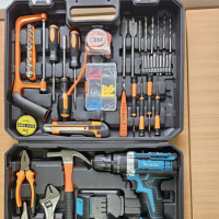 Набор инструментов + Дрель шуроповерт 48V