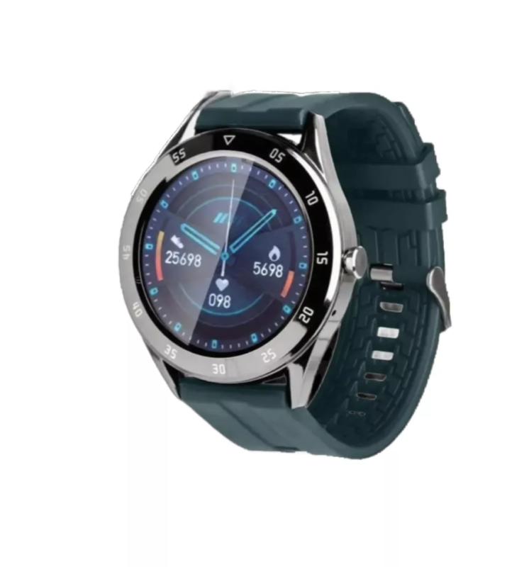 Фитнес-браслет Y10 зеленый + серебро