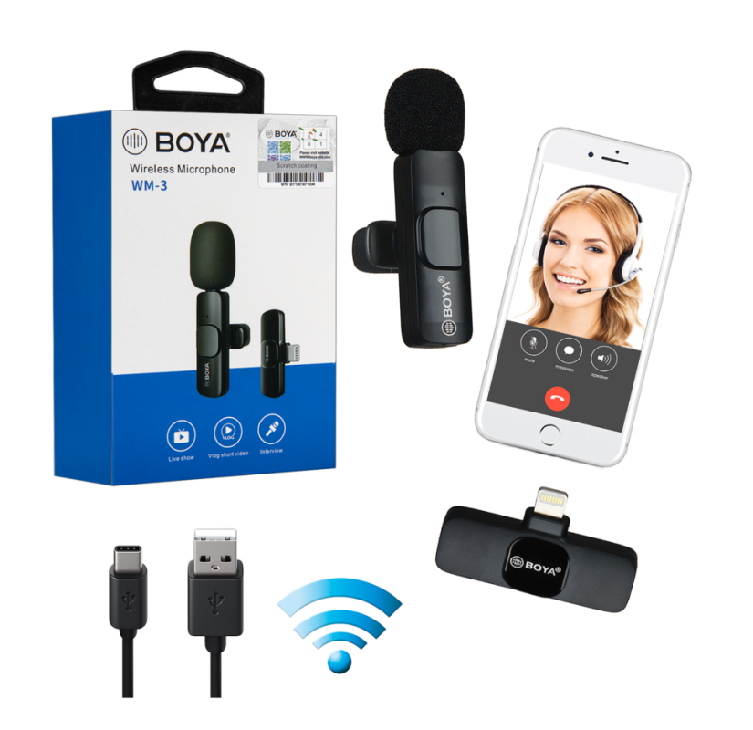 Микрофон накамерный BOYA WM-3 Lightning