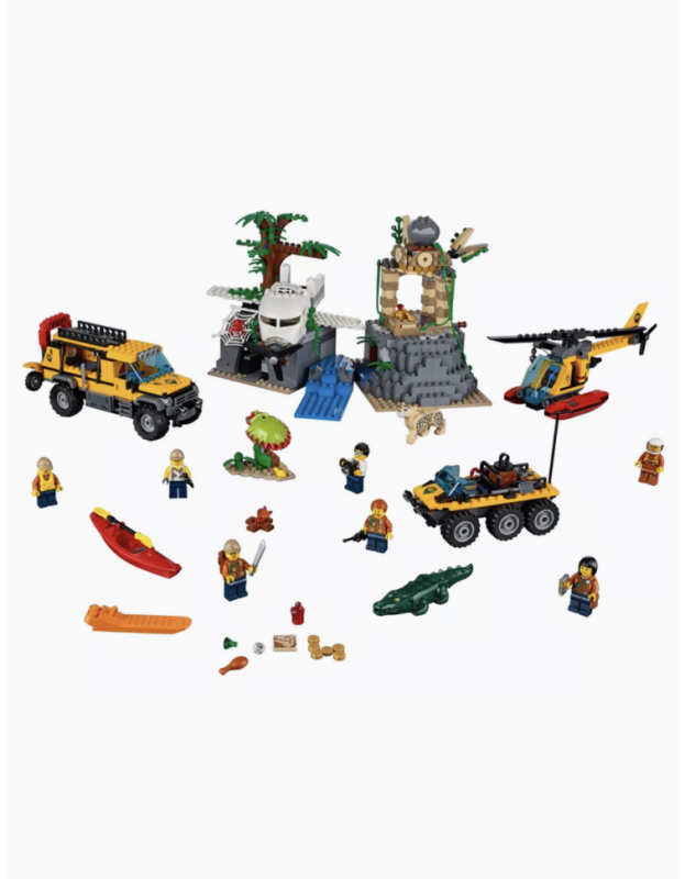 Конструктор База исследователей джунглей 813 детали