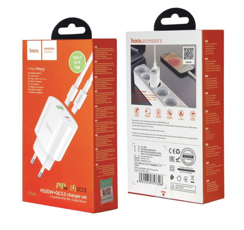 СЗУ C95A Lightning PD 3.0 + USB