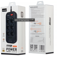 Сетевой фильтр на 6 розеток + 4 USB SE6403 EU LDNIO