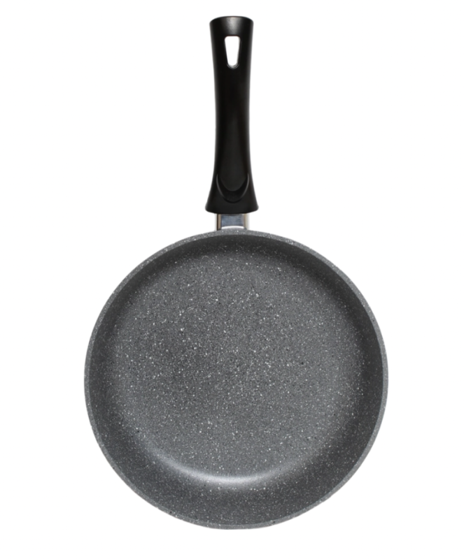 Сковорода HOMECLUB Stone 28см, глубокая, литой алюминий