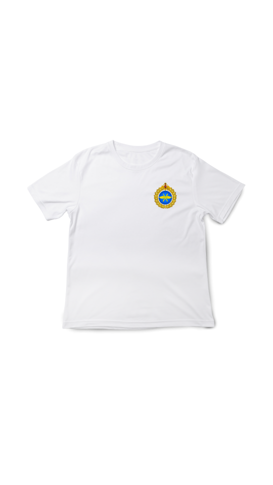 Футболка Воздушно-космические силы. Белый, 3XL(56)