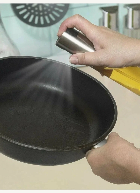 Стеклянный распылитель для масла и уксуса с дозатором / объем 100 мл