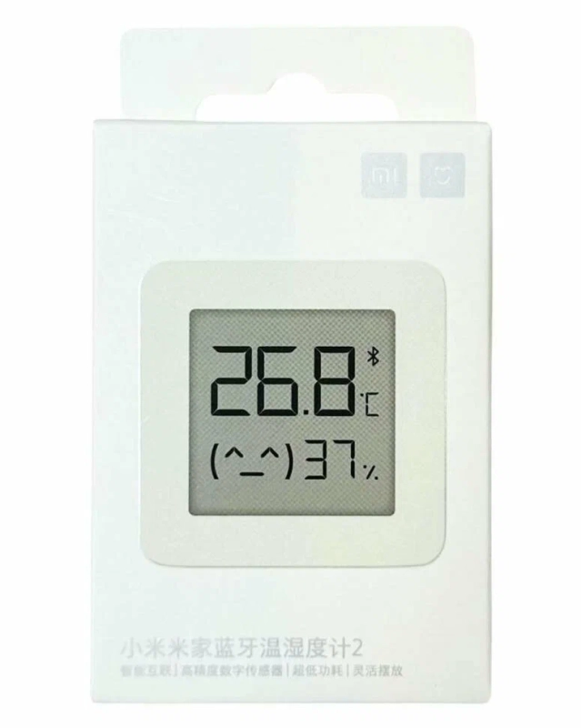 Датчик температуры и влажности, метеостанция Mijia Temperature and Humidity Sensor 2, белый